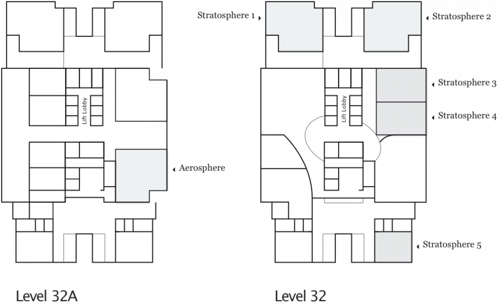 Meeting rooms floor plan